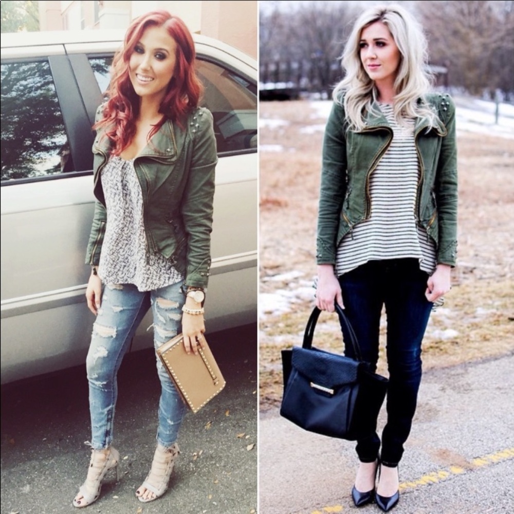 Look book studded blazer